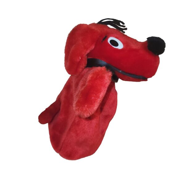 Vintage Scholastic Clifford Plush Hand Puppet Red Dog Merry Makers 1995 9" - Picture 5 of 10